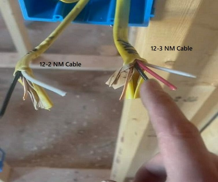 12-2 nm cable and 12-3 nm cable