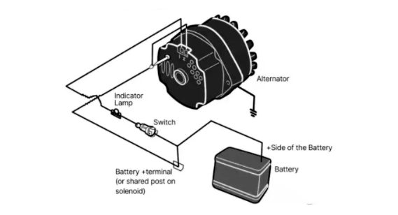 automobile alternator wiring diagram