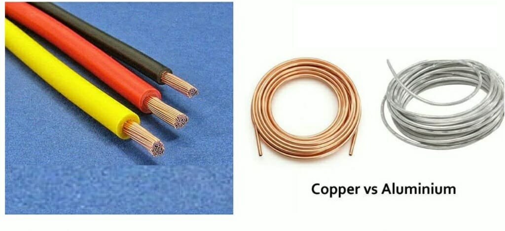 cable vs aluminum cable stripped tip