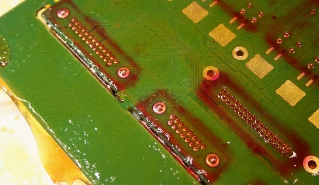 circuit board in zoom