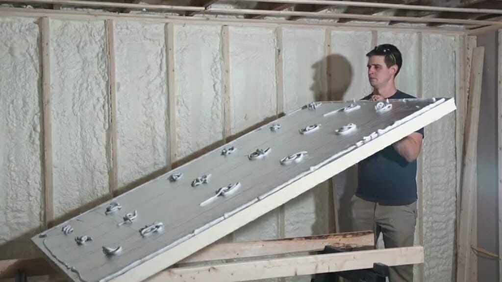 cutting down rigid foam insulation panels
