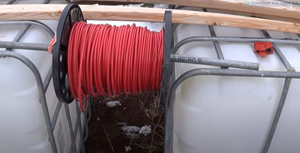 rolled 6 AWG copper wire
