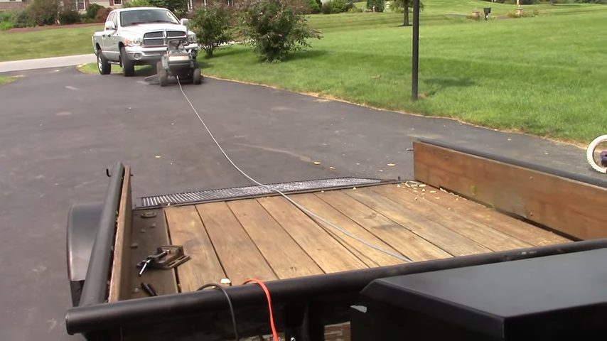 wiring a winch on a trailer