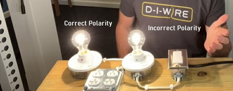 correct and incorrect polarity