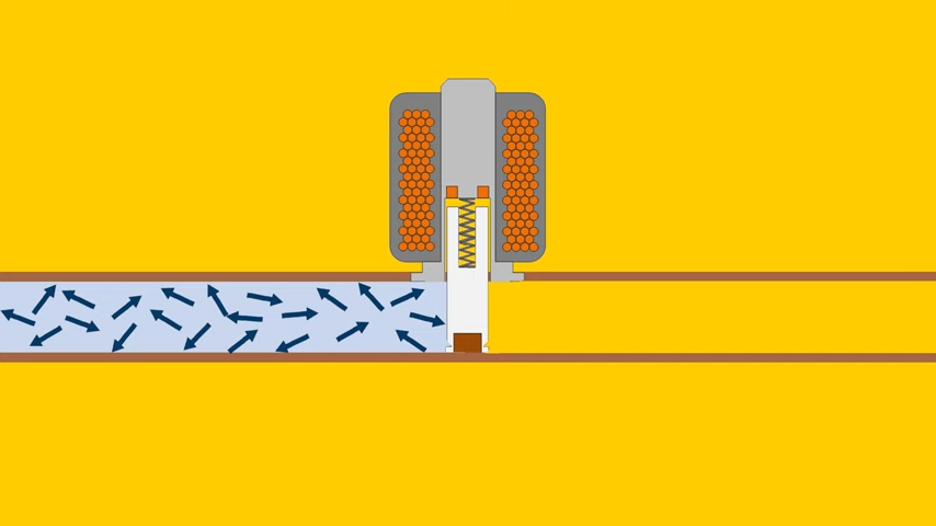 graphic illustration for water hammer inside pipe