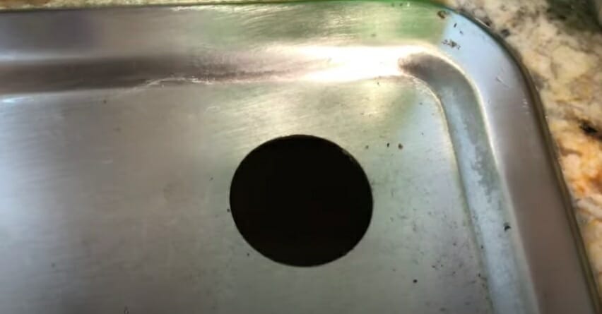 hole in stainless steel