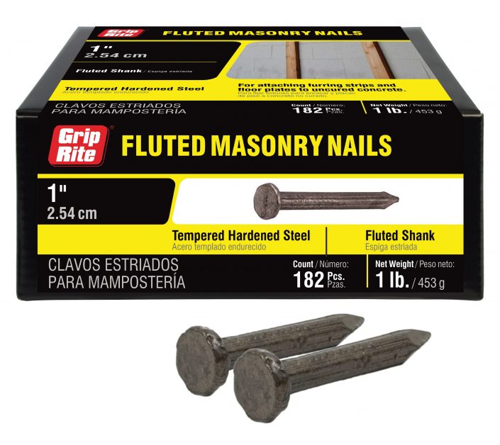 fluted masonry nails