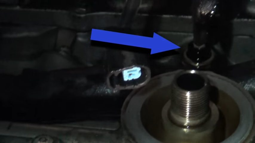 oil pressure sending unit in a car’s engine