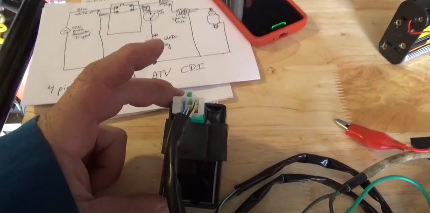 plugging the DC DCI into the wire Harness