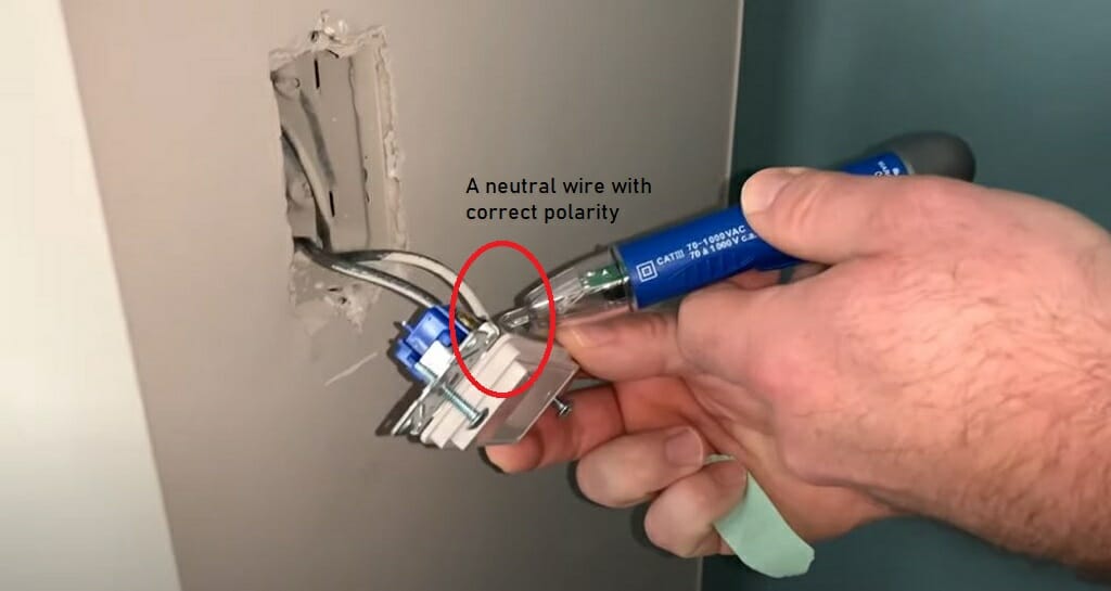 testing neutral wire of a switch