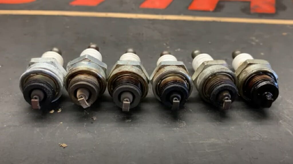 damaged spark plugs