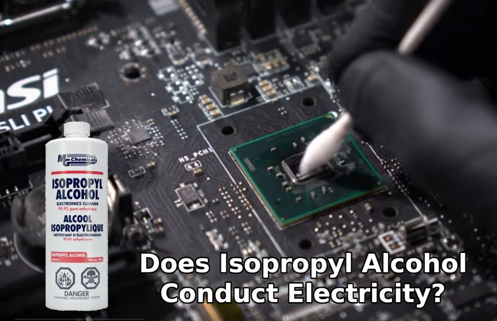 isopropyl alcohol and motherboard