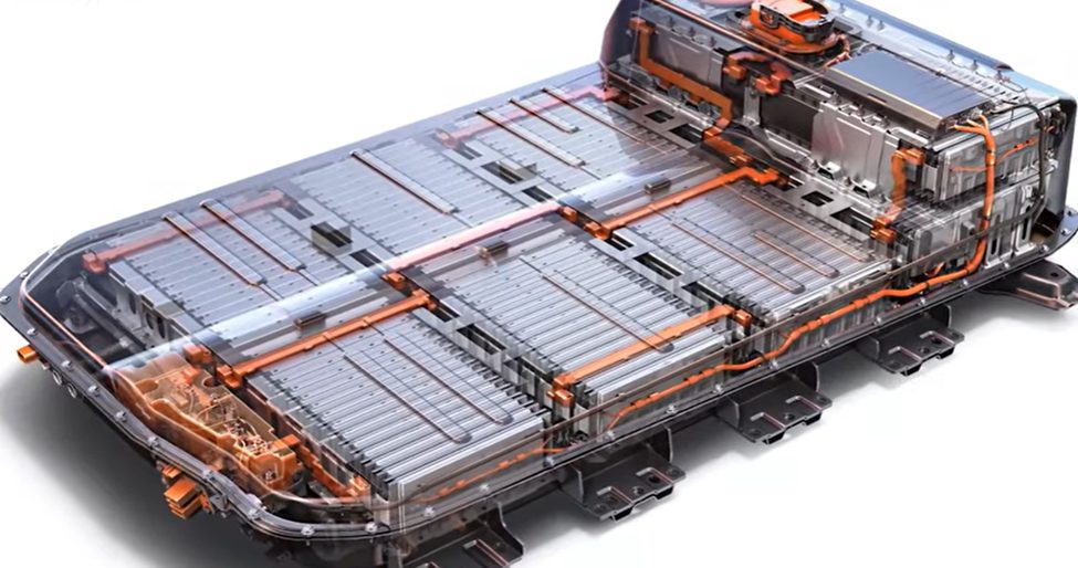 lithium-ion cells stacked together