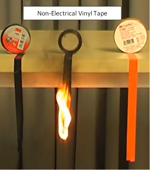 non-electrical vinyl tape