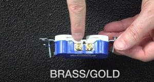 What Color Wire Goes to the Gold Screw on an Outlet?