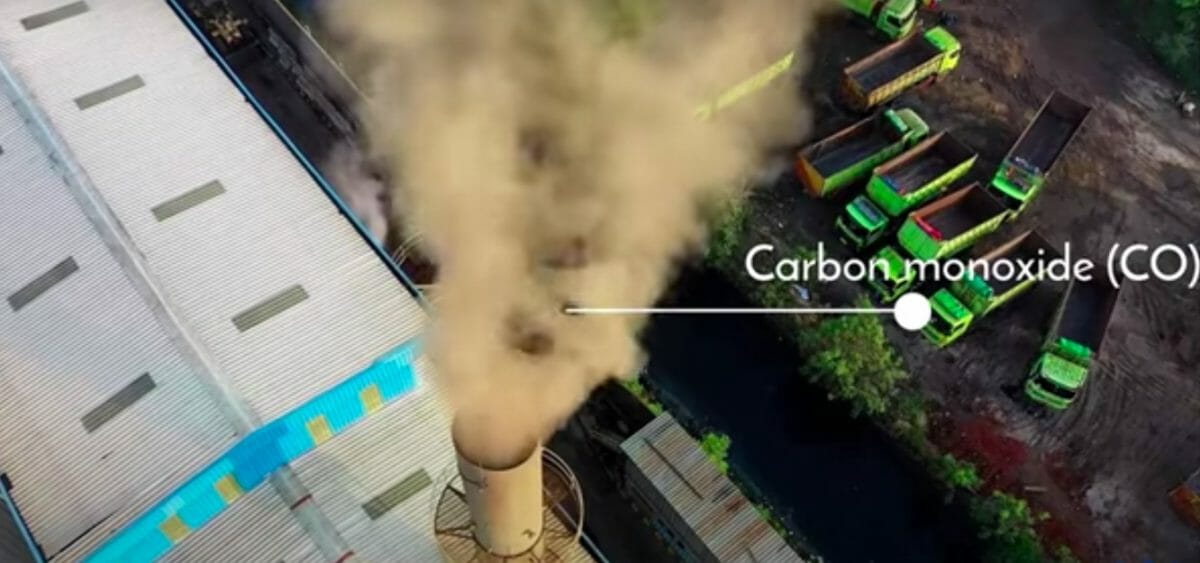 carbon monoxide from factory