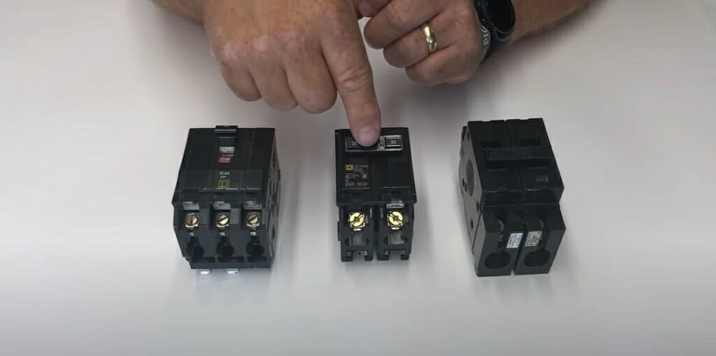 circuit breakers in black color