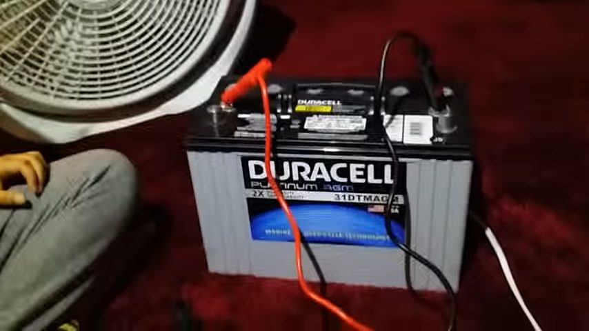 connecting to duracell battery