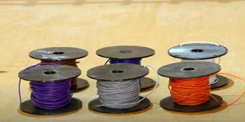 different wire colors