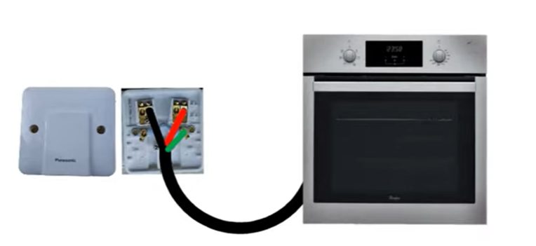 electrical connection of a stove