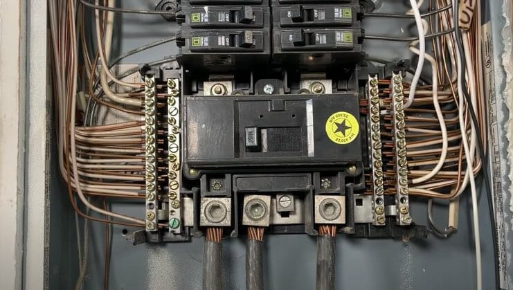 inside a circuit breaker panel in zoom