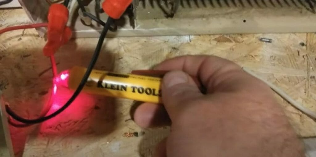 klein tool to test electricity