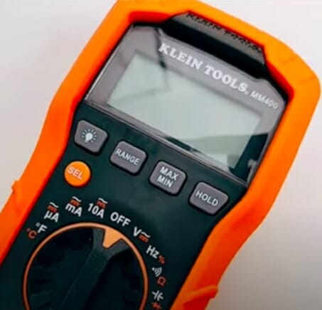 klein tools multimeter - orange