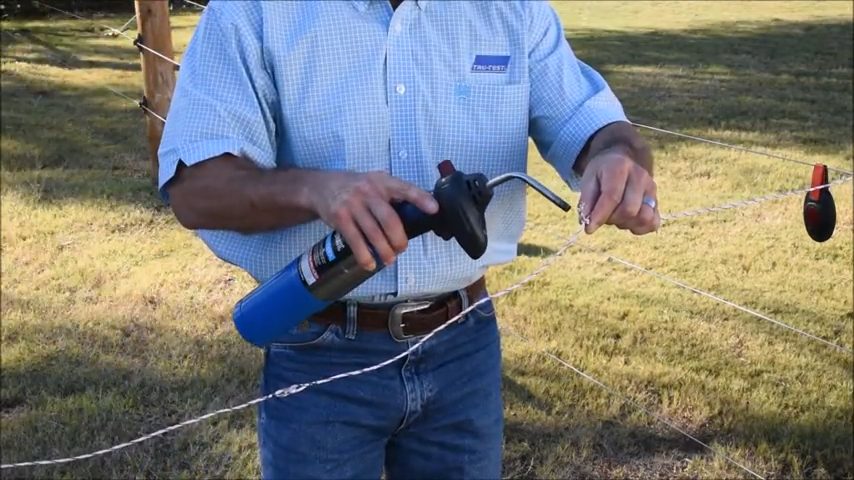 use propane torch to burn the pieces of poly rope together