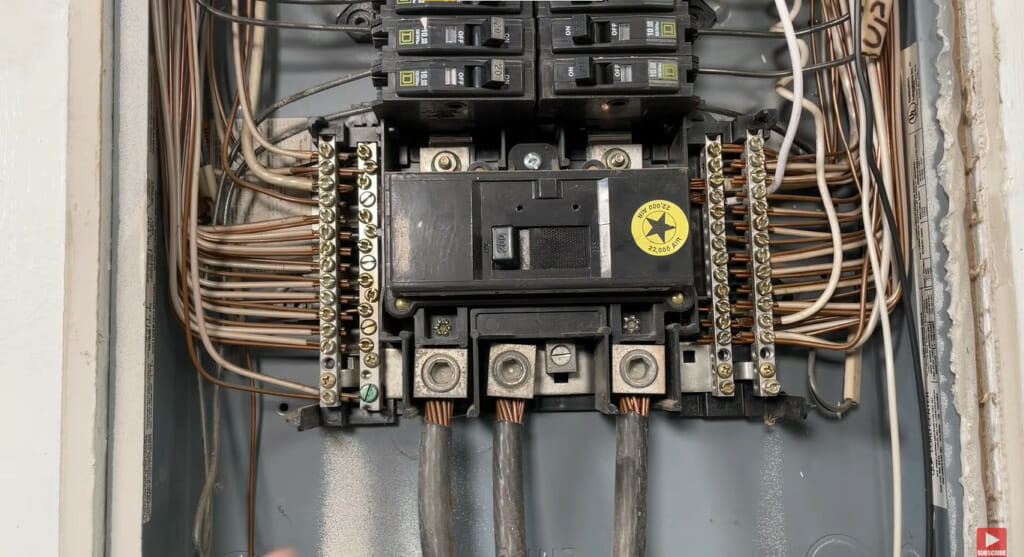 overloaded electrical box