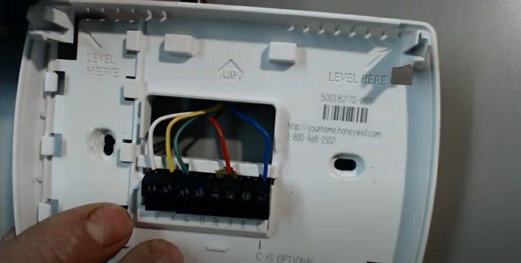 checking the thermostat wiring