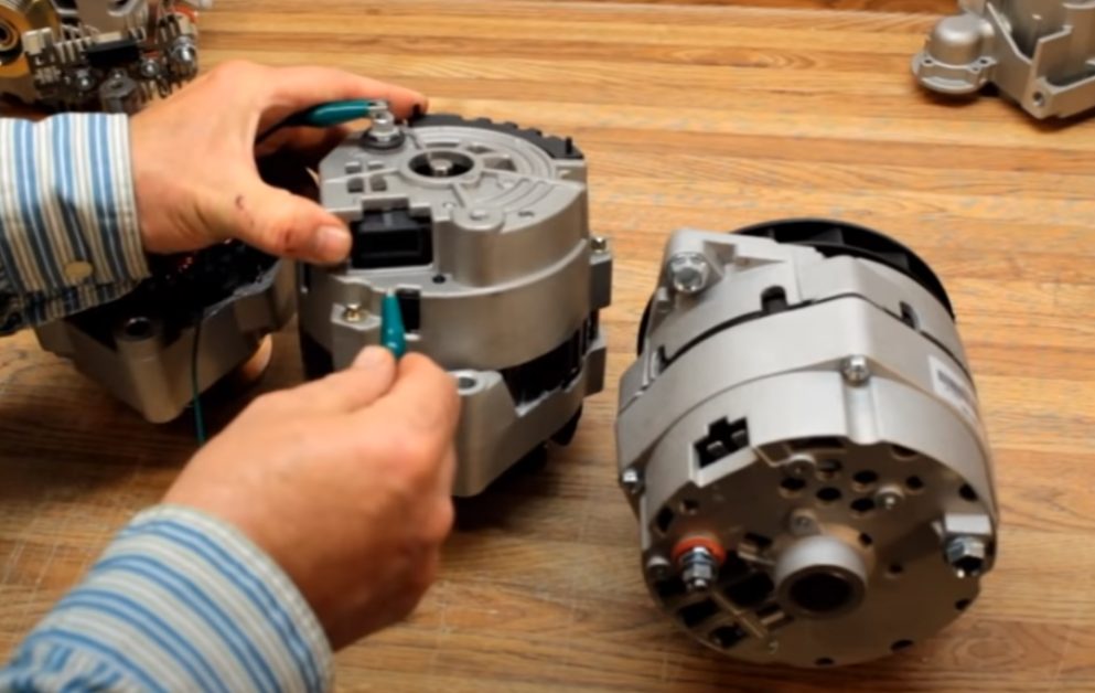 extracting a one-wire alternator