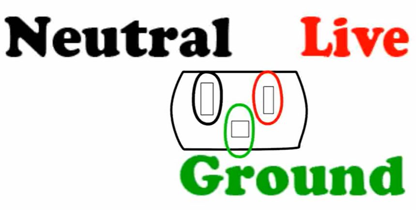 neutral, live, and ground wire diagram