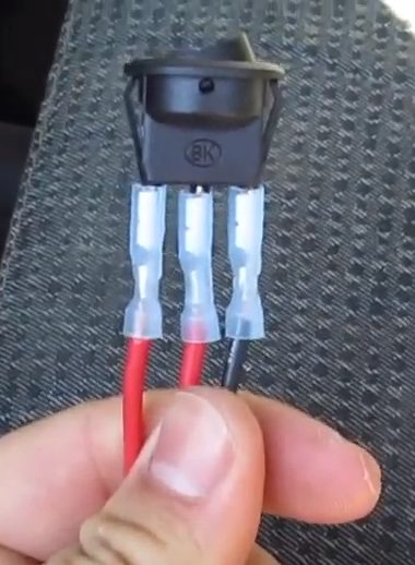 toggle switch with flag connectors
