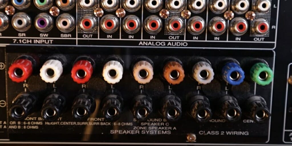 7.1 ch input analog audio