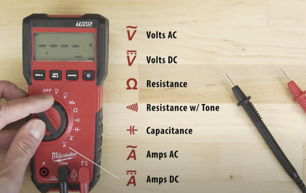 multimeter and it's key function unit