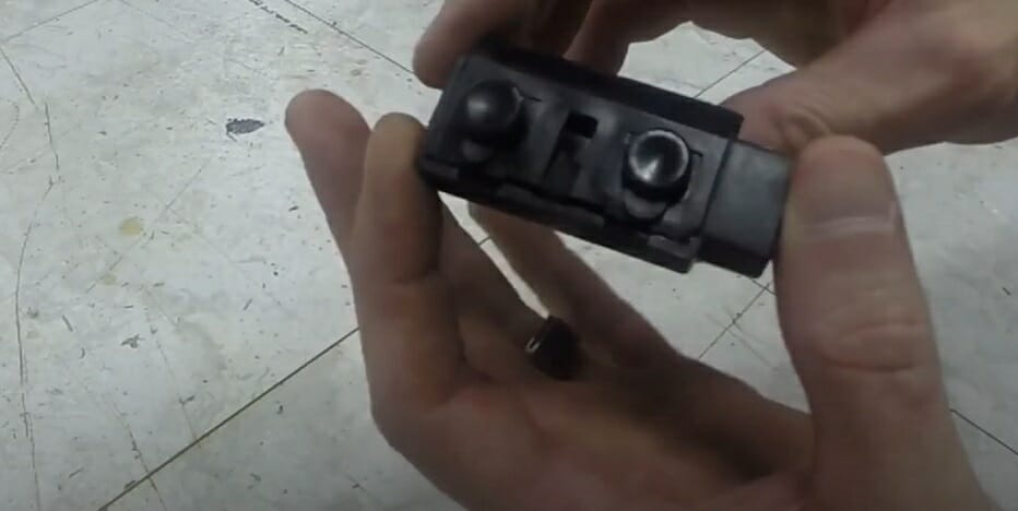 hand holding an ignition switch