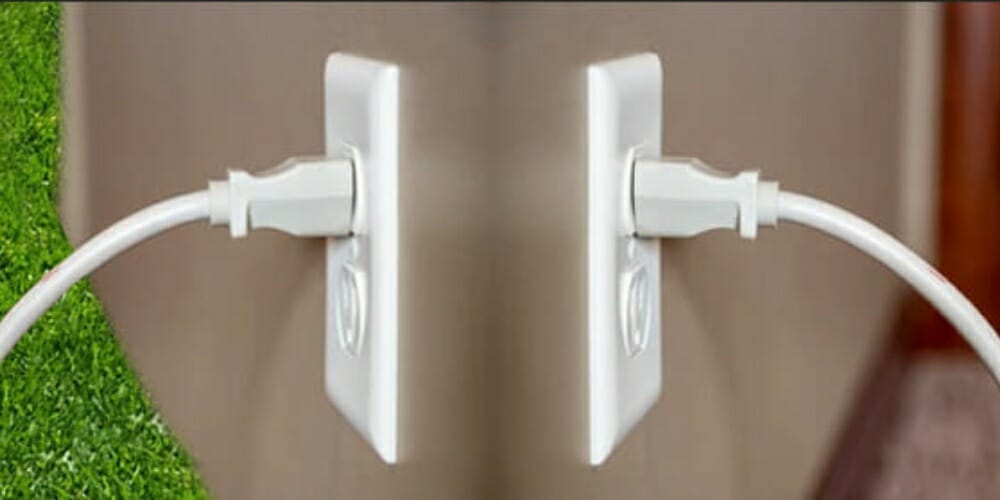 side-by-side outlets
