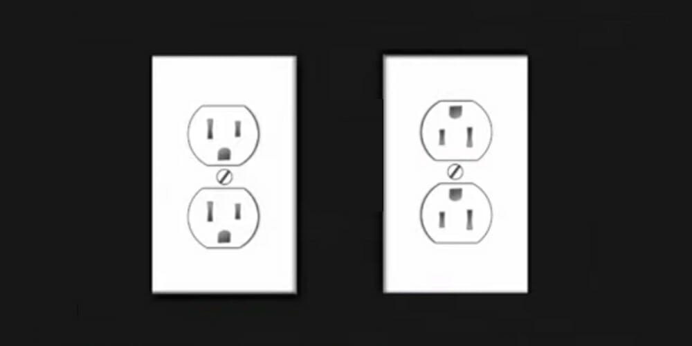 upsidedown outlets