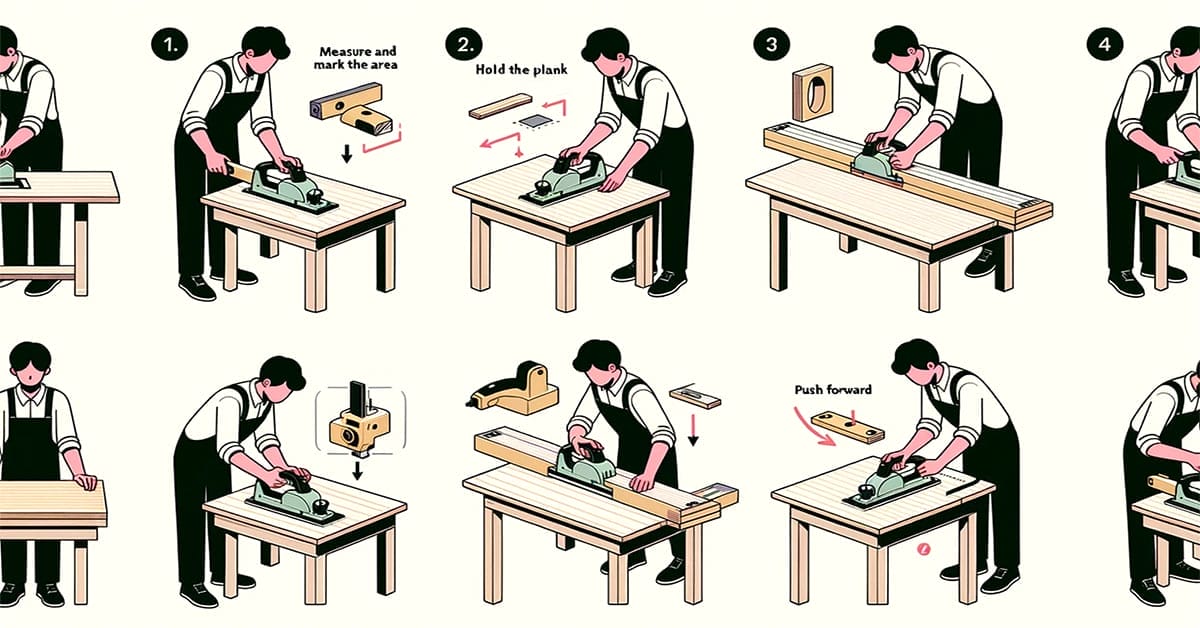 This guide will show you how to make a woodworking table and expertly use an electric planer on the table top for a smooth and professional finish.