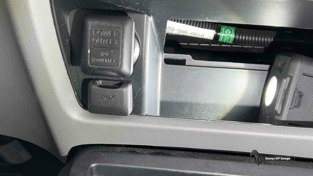 power outlet for aux
