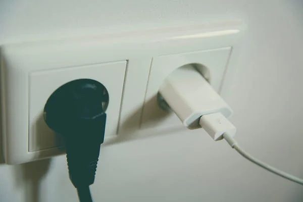 a loaded wall outlet