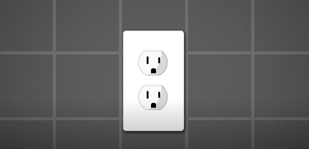 a wall outlet image