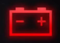 car battery warning light