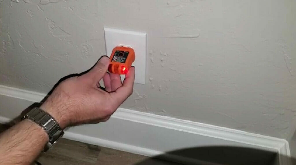 checking faulty outlet