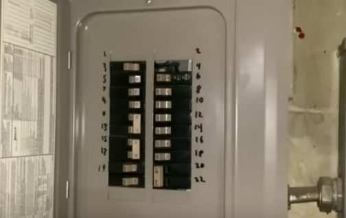 connecting the circuit to main panel