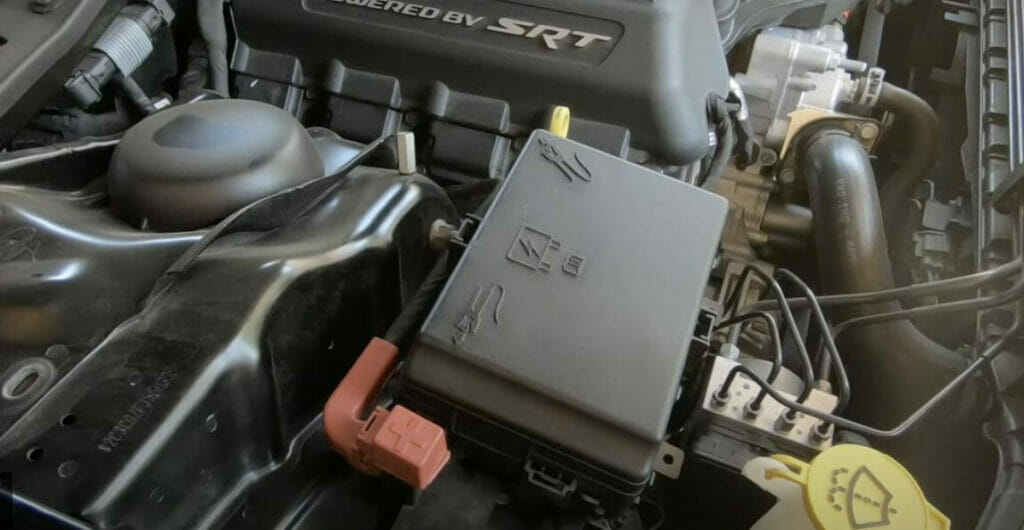 engine's fuse box