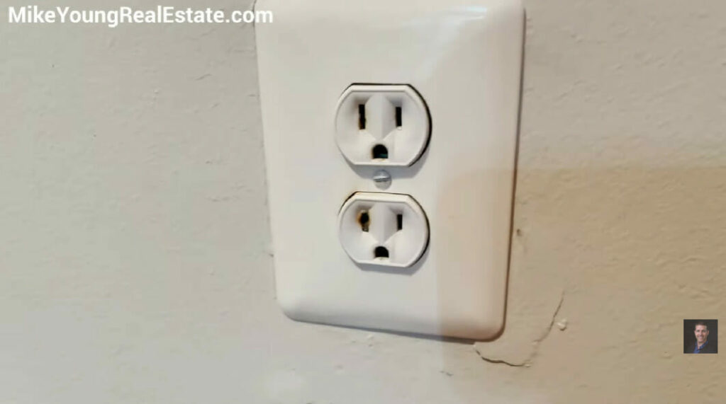 faulty two-prong outlet