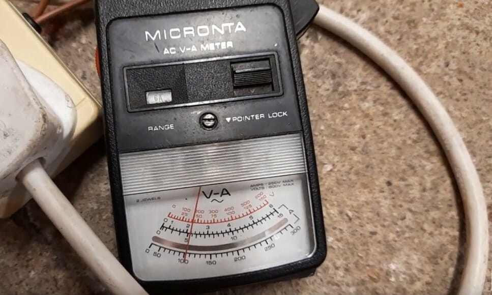MICRONTA AC V-A meter
