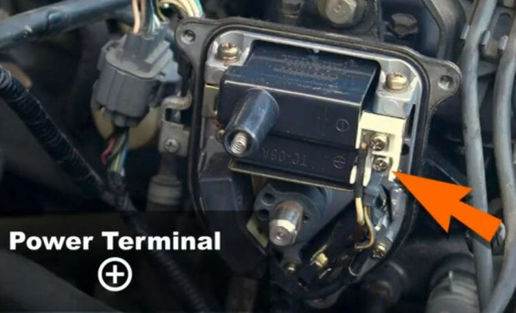 power terminal of an ignition system
