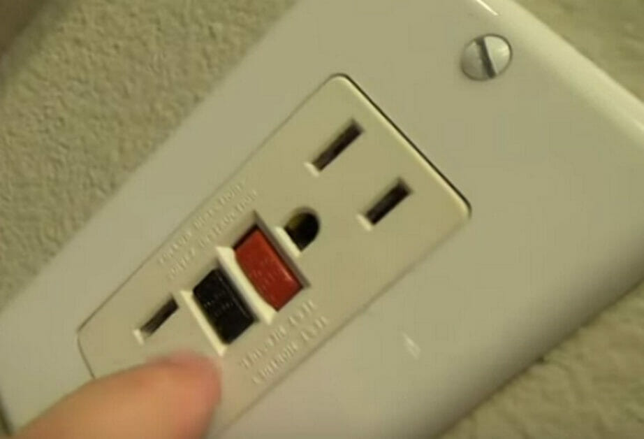 resetting a GFCI outlet